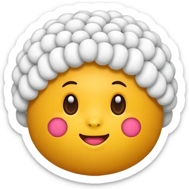 ai pom pom emoji sticker