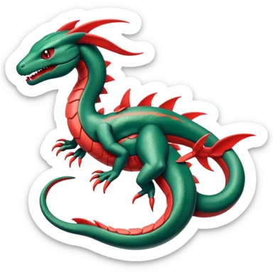 Rayquaza-Salandit-Salamence-fusion sticker