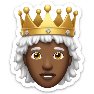 KSI wearing a crown sticker