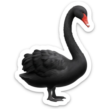 Make a black Swan sticker