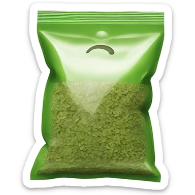 Ziploc bag with oregano sticker