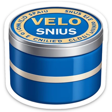 an emoji of a can of Velo snus sticker