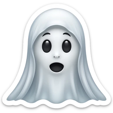 I need a spirit emoji like a ghost but very whispy and airy looking  sticker