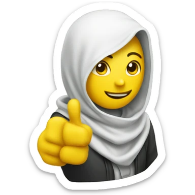 Yellow mqn enjoying a cet sticker