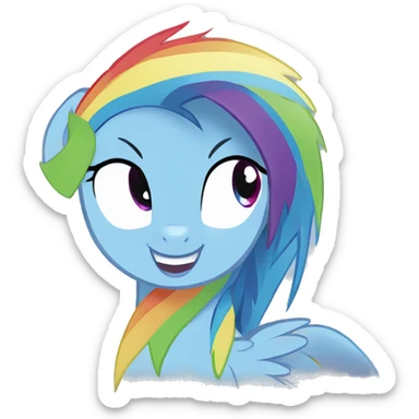 Rainbow dash mlp sticker