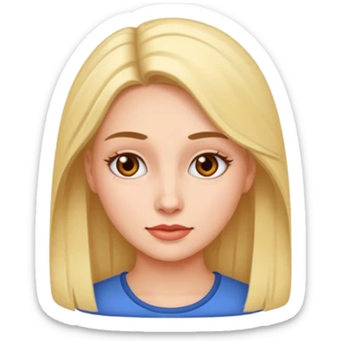 present woman sticker