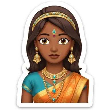 Indian crossdresser sticker