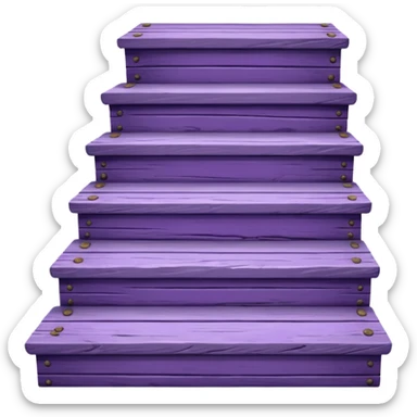 42-foot purple steps in map sticker