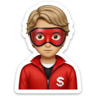 Tokyo in Money Heist TV show sticker