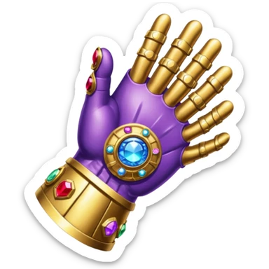 Guantelete del infinito sticker