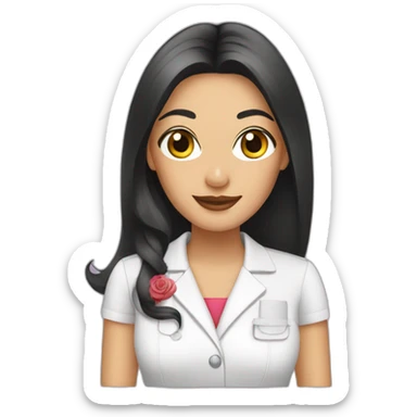 mexican nail technician sticker