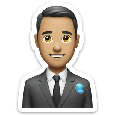 ai agent answering web call sticker