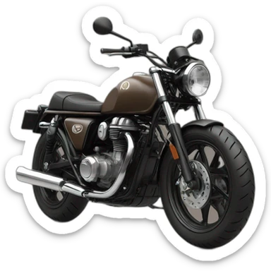 Svartpilen 401 motorcycle brown sticker