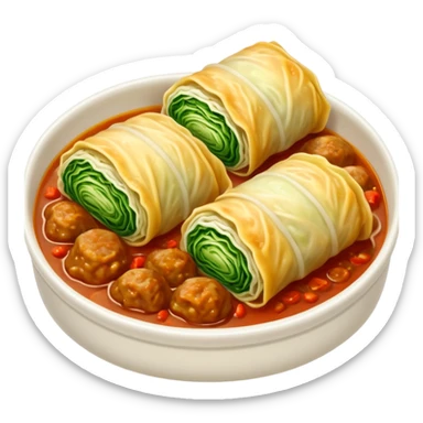 sarmale traditional romanian food sticker