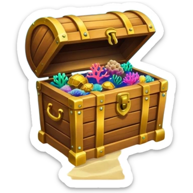 Coral Reef Treasure sticker