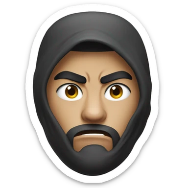 ninja angry waiti sticker