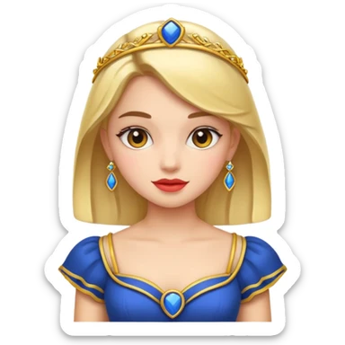 very fancy girl european sticker