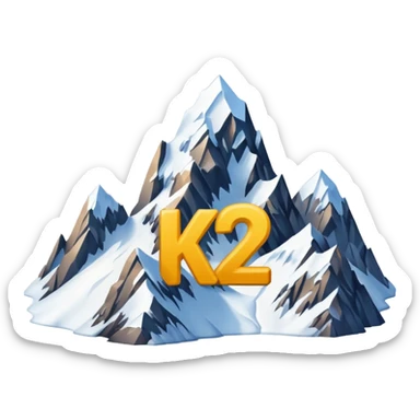 add "K2" label to designate it as k2 mountain sticker