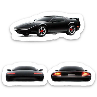 Knight Rider car  sticker