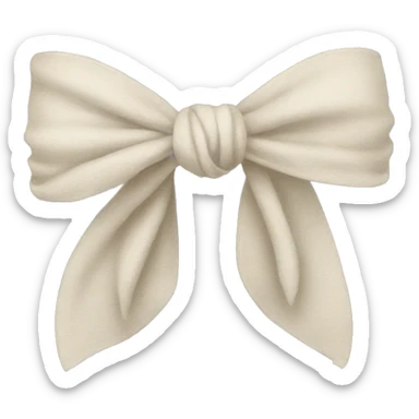 bow scarf sticker