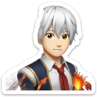 Shoto Todoroki sticker