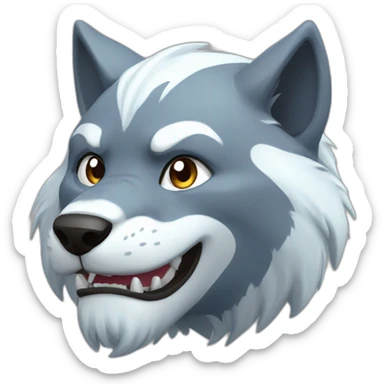Silver Fang sticker