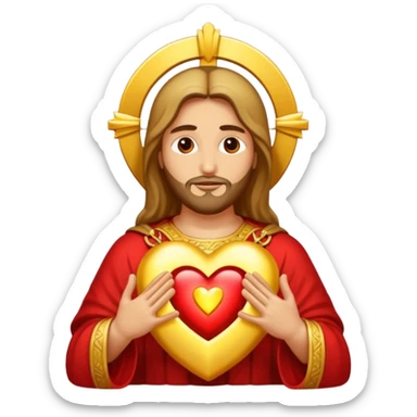 sagrado corazón de Jesús  sticker