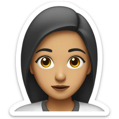 fuming sister shivani sticker