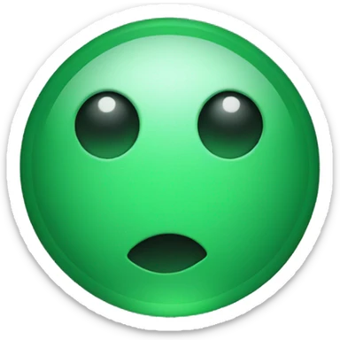 toogle button that turns green when activated and turn black when desactivated sticker