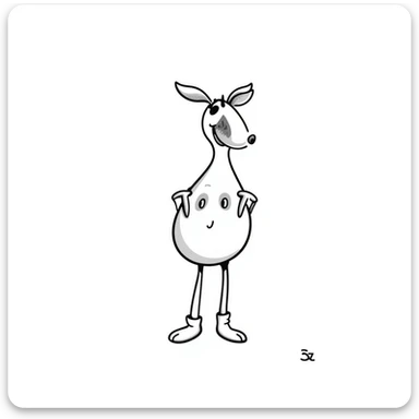 cartoonish penis sticker