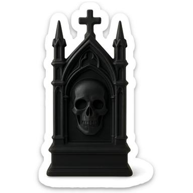 goth object, remove background  sticker