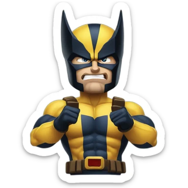 wolverine x-men sticker