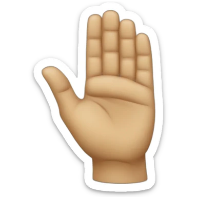 saluting-hand-Easter-island-head sticker