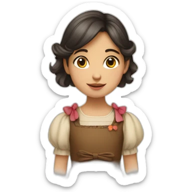 Niña del aro sticker