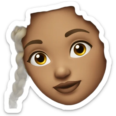 voluptuous girl sticker