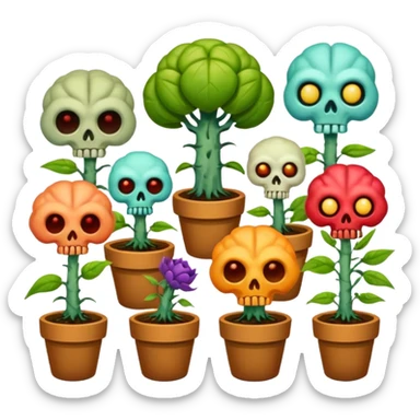Plants vs Brainrots sticker