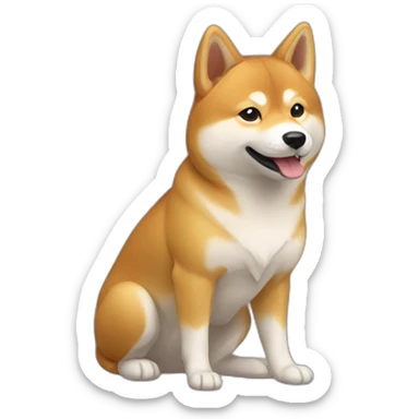 elone musk qui envoie une fusé sur laquelle se trouve un shiba sticker