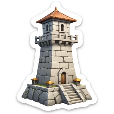 white watchtower mobile legends sticker