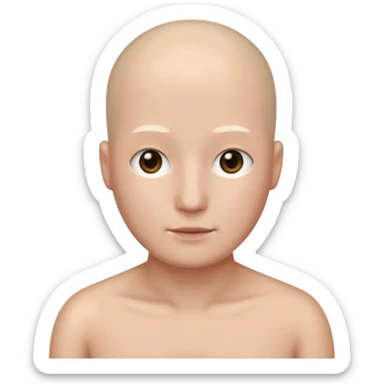 sugeneruok moteri galva be veido ir plauku sticker