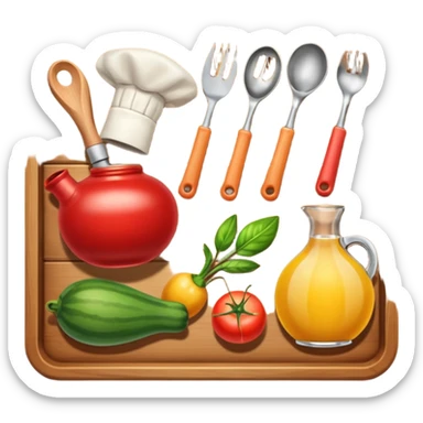 cooking and nutrition sticker