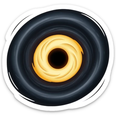 Un trou noir sticker