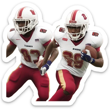 Washington commanders football sticker