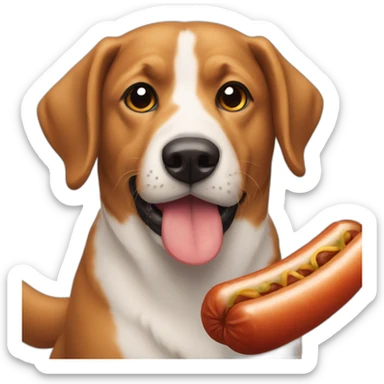 perro salchicha emoji chiquito sticker