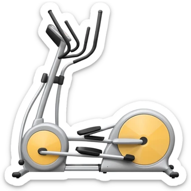 Cute Elliptical machiem sticker