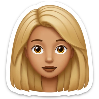 person living in desert just face, hair showing, different colors sticker