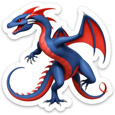 Yveltal-Lugia-Salandit-Fakémon-hybrid-creature (full body)  sticker