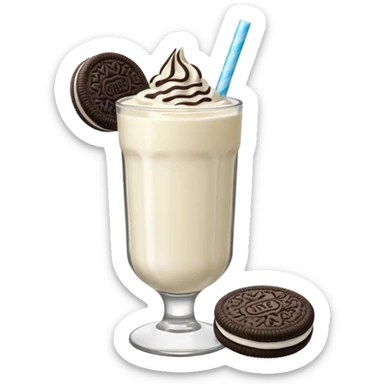 Oreo white Smoothie sticker