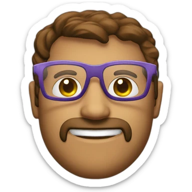 holo glasses sticker