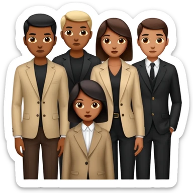 the dark triad sticker