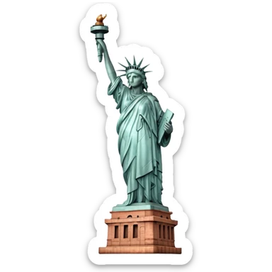 Statue of liberty sticker